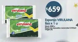 Supermercados Buenos Días Virulana esponja lisa oferta
