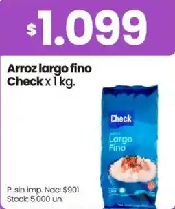 Changomas Check arroz largo fino oferta