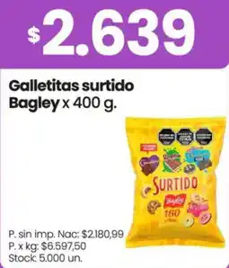 Changomas Bagley galletitas surtido oferta