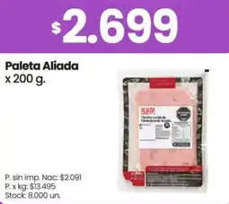 Changomas Aliada paleta oferta