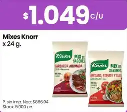 Changomas Knorr mixes oferta