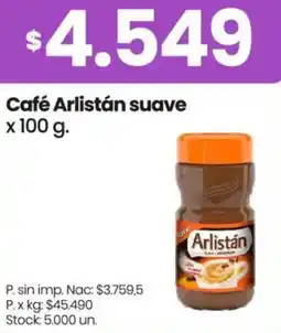 Changomas Arlistán café suave oferta