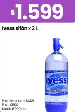 Changomas Ivess sifón oferta