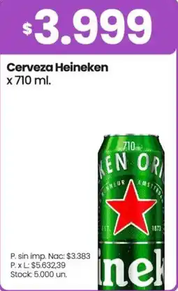 Changomas Heineken cerveza oferta