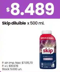 Changomas Skip diluíble oferta