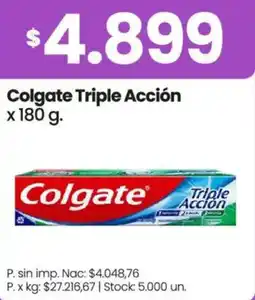 Changomas Colgate triple acción oferta