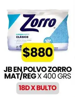 Autoservicio Capo Jb en polvo zorro mat/reg oferta