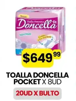 Autoservicio Capo Doncella toalla pocket oferta