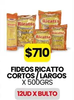 Autoservicio Capo Ricatto fideos cortos largos oferta