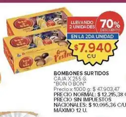 Carrefour Bon o bon bombones surtidos caja oferta