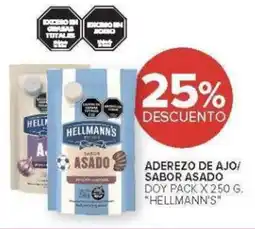 Carrefour Hellmann's aderezo de ajo/ sabor asado doy pack oferta