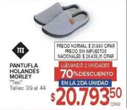 Carrefour Tex pantufla holandes morley oferta