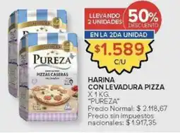 Carrefour Pureza harina con levadura pizza oferta