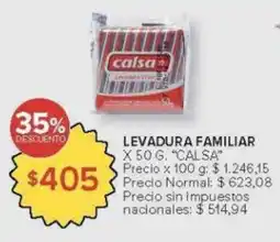 Carrefour Calsa levadura familiar oferta