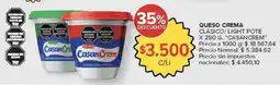 Carrefour Casancrem queso crema clásico/light pote oferta
