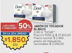 Carrefour Dove jabon de tocador oferta