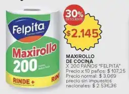Carrefour Felpita maxirollo oferta