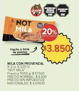 Carrefour Not mila mila con provenzal oferta