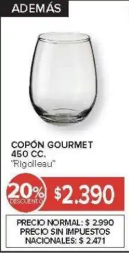 Carrefour Rigolleau copón gourmet oferta