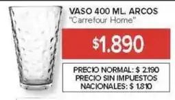 Carrefour Carrefour home vaso arcos oferta