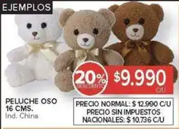 Carrefour Peluche oso oferta
