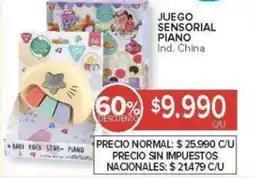 Carrefour Sensorial juego piano oferta