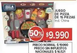 Carrefour Juego de pizza oferta