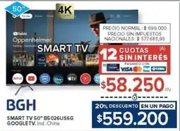 Carrefour Bgh smart tv 50" oferta