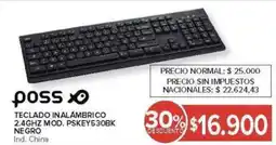 Carrefour Poss teclado inalámbrico oferta