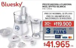 Carrefour Bluesky procesadora licuadora oferta