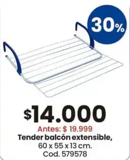 Coto Tender balcón extensible oferta