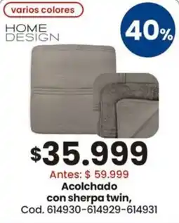 Coto Acolchado con sherpa twin oferta