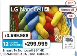 Coto Lg smart tv nanocell 86" oferta
