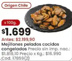 Coto Mejillones pelados cocidos congelados oferta