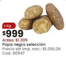 Coto Papa negra selección oferta
