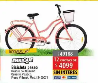 Casa Silvia Enrique Bicicleta Paseo oferta