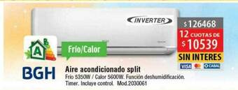 Casa Silvia Bgh Aire Acondicionado Split oferta