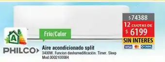Casa Silvia Aire Acondicionado Split Philco oferta