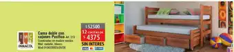 Casa Silvia Cama Doble Com Cajones Pacífico Inmacol oferta