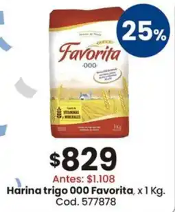 Coto Favorita harina trigo 000 oferta