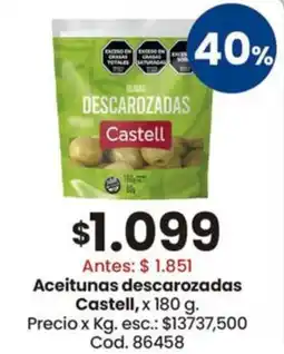 Coto Castell aceitunas descarozadas oferta