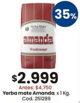 Coto Amanda yerba mate oferta