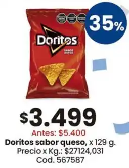 Coto Doritos sabor queso oferta