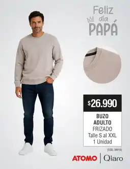 Atomo Conviene Buzo adulto frizado oferta
