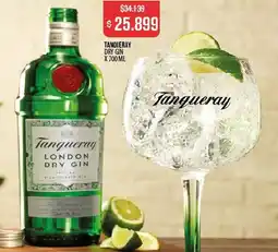 Makro Tanqueray dry gin oferta