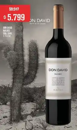 Makro Don david malbec cab. sauv. oferta