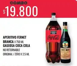 Supermercados Tadicor Fernet branca aperitivo oferta