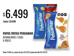 Supermercados Tadicor Papas fritas pehuamar acanaladas/lisas oferta