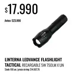 Supermercados Tadicor Linterna ledvance flashlight tactical recargable oferta