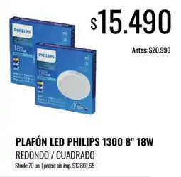 Supermercados Tadicor Philips plafón led philips 1300 8" oferta